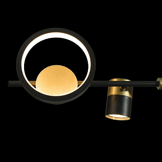 Светильник 120**30 см, 6*LED*5+40W, 3000K, Loft It Saturn 10094/1200, Черный