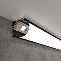 Угловой алюминиевый профиль 2000*16*16 мм черный/белый для светодиодной ленты LL-2-ALP008 Elektrostandard