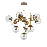 Подвесная люстра  72*75 см, 10*E14 шампань Vele Luce Modena VL5014P10