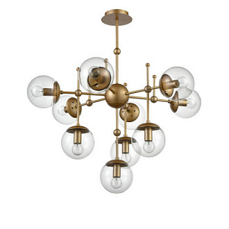 Подвесная люстра  72*75 см, 10*E14 шампань Vele Luce Modena VL5014P10