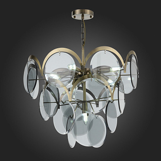 Люстра подвесная 60 см, 540W, ST LUCE FAZIA SL1161.373.09 Бронза