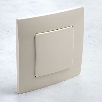 Радиовыключатель клавишный HiTE PRO LE-1 (слоновая кость) HPSW-LE1-IV-FR