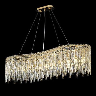 Люстра 120*30*29-151,5 см, 12*E14*40W, Crystal Lux Abril ABRIL SP12 L1200 GOLD, Золото