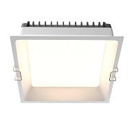Светильник 17 см, 24W, 3000-6000K, DL056-24W3-4-6K-W, белый, вр 16,1*16,1 см