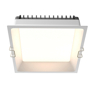 Светильник 17 см, 24W, 3000-6000K, DL056-24W3-4-6K-W, белый, вр 16,1*16,1 см