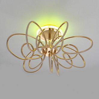 Светильник 68 см, 135W, 3000-5500K, Citilux SALMA SMART CL224A172 RGB LED, золото
