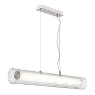 Светильник подвесной Никель/Белый, Прозрачный LED 1*33W 3000K/4000K St Luce  SL2010.103.01
