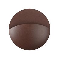 Светильник ландшафтный настенный светодиодный 15*7*15- см, *LED*10W, 3000K, Novotech Halo NOV359534, коричневый