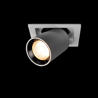 Встраиваемый светильник 9*9*9 см, 1*LED*7W 4000K LOFT IT Apex 10327/B White белый, вр 5,5 см
