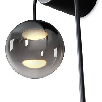 Бра 25*14,5*46 см, LED, 10W, 3000К, Freya ARCH FR6178WL-L10B черный
