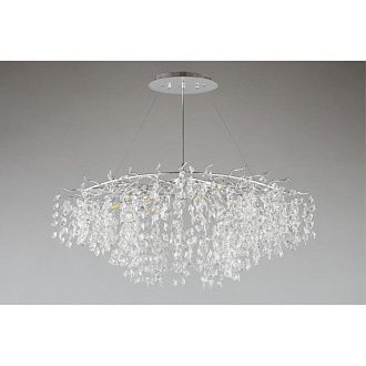 Подвесная люстра 100*60*80-170 см, 10*G9, 5W, Aployt Danusia APL.846.13.10, хром