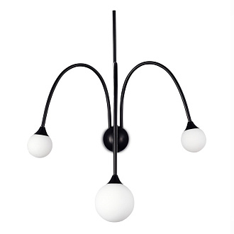Бра 58*74 см, 3*G9 5W 4000K черный ST Luce Vive SL1187.401.03