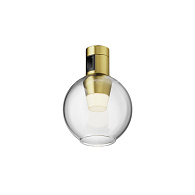 Трековый магнитный светодиодный светильник 9 см, 3W, 3000K, Maytoni Flarity Bubble TR148-1-3W3K-BS, латунь