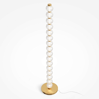 Торшер 25*25*132 см, LED, 33W, 3000К, Maytoni Amulet MOD555FL-L23G3K золотой