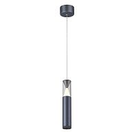 Подвесной светильник 8,5*178,5 см, *LED*7W, 3000K, Mantra Spark MAN8967, темно-серый