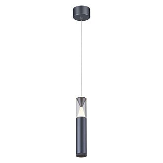 Подвесной светильник 8,5*178,5 см, *LED*7W, 3000K, Mantra Spark MAN8967, темно-серый