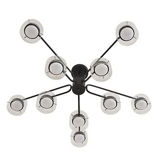 Светильник потолочный *98*29-29 см, 10*GX53 LED*7W, Lumion Natalina LUM8349/10C, черный