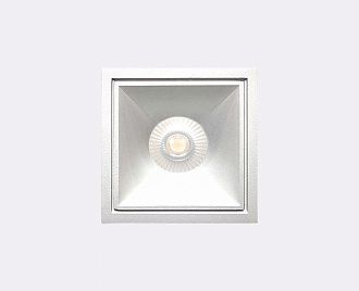 Встраиваемый светильник 9 см, 12W, 4000K, Italline IT06-6020 white 4000K, белый, вр 7*7 см