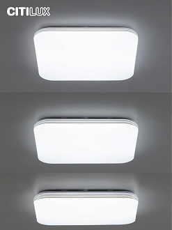 Светильник 54 см, 90W, 3000-5500К с пультом RGB Citilux Симпла CL714K900G