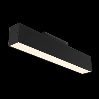 Светодиодный светильник 30 см, 12W, 3000K, Maytoni Technical Basis S35 TR012-2-12W3K-B, черный трековый