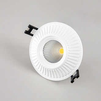 Светодиодный светильник 10 см, 7W, 3500K, Citilux Дзета CLD042NW0, белый полимер