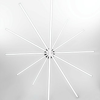 Люстра подвесная 120*25/125 см, 180W, 3000-5500K Citilux Стиг CL203261 черный