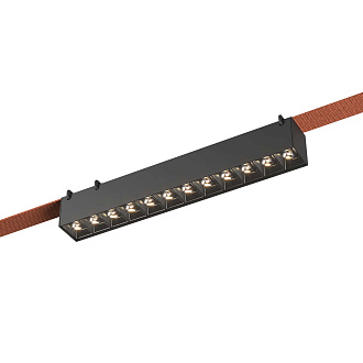 Трековый светильник 4* см, LED*1*12W, 3000K, St Luce Band ST455.436.12, Черный