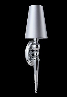Бра 14 см Crystal Lux PER AP1 CHROME/SILVER Серебряный