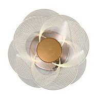 Бра 20*7*20 см, 1*LED*3W, 3000 - 6500K Gerhort G61403/1A FGD CL, Золото