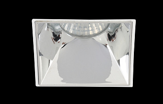 Светильник встраиваемый 9*8 см, Crystal Lux CLT 051C1 WH-CH белый/хром