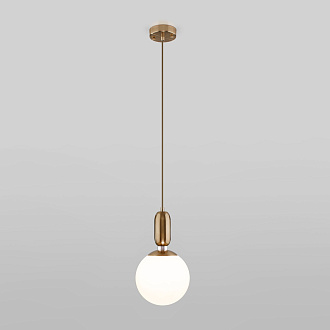 Подвесной светильник с плафоном Eurosvet Bubble 50197/1 латунь