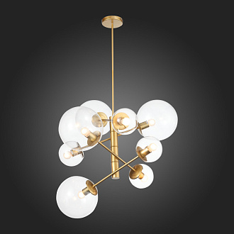 Светильник подвесной 65 см, 320W, ST LUCE LIORA SL1150.203.08 Матовое золото