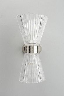 Бра 18*14*27 см, 2*E14, 40W, Aployt Elinor APL.801.11.02, хром