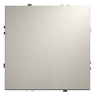 Выключатель встраиваемый Voltum S70 одноклавишный 10А, кашемир пластик Soft touch VLS010103