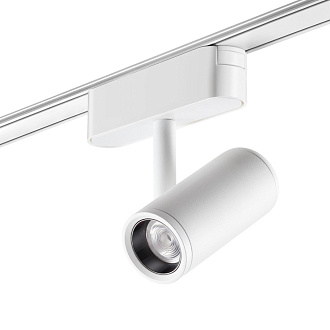 Трековый светильник 11,5*4,2*13,2 см, LED*1*8W, 4000 К, Novotech 359105 Smal Shino, белый