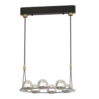 Подвесная люстра 52*157,5 см, 6*LED, 45W, 4000К, Favourite Rosio 4291-6P черный