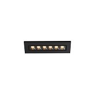 Встраиваемый светильник 18*5,2-5,7 см, LED*6W, 3000K, Maytoni Ghost O488DL-L6GF3K, Графит