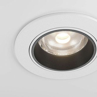 Встраиваемый спот 7,5 см, 12W, 4000K, Maytoni Technical Focus Led DL125-L12-4K-W, белый, вр 7 см