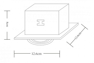 Светильник встраиваемый Arte Lamp A5941PL-1WH Белый