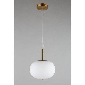 Подвесной светильник 24*40-150 см, 1*LED, 15W, 4000K, Aployt ADELI APL.646.06.15, латунный