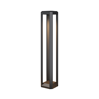 Ландшафтный светодиодный светильник 80 см Maytoni Royal Mile O019FL-L12GR3K, 13W LED, 3000K, серый
