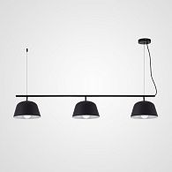 Подвесной светильник Ambit Black Long 126*25*20 см, 3*E27*60W, ImperiumLoft MU01, Чёрный