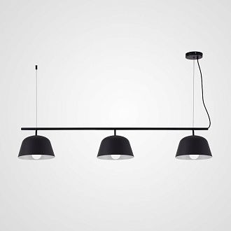 Подвесной светильник Ambit Black Long 126*25*20 см, 3*E27*60W, ImperiumLoft MU01, Чёрный