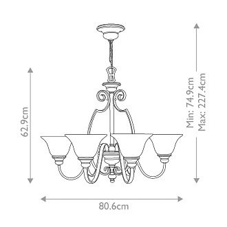 Люстра Hinkely Lighting, Арт. HK-CELLO6