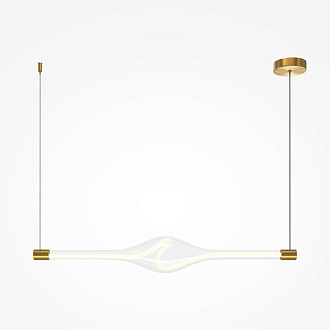 Подвесной светильник 96*13,5*316,5 см, LED, 3000К, Maytoni LOOP MOD290PL-L23BS3K латунный