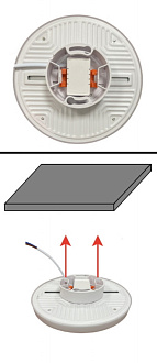 Переходник для CLT 500/501 73 см,  Crystal Lux CLT KIT 500/501, Белый