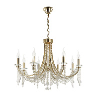 Люстра 75*75*121,9 см, 8 E14*40W, Odeon Light Capel, золотой 5063/8