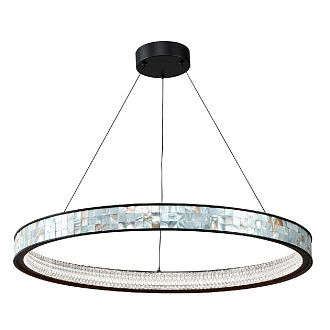 Подвесной светильник 80 см, 45W, 4000K, Favourite Shelty 4704-8P, черный