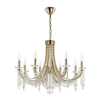 Люстра 75*75*121,9 см, 8 E14*40W, Odeon Light Capel, золотой 5063/8