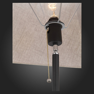 Торшер 1*E27*40W, St Luce Menola SLE302.415.01, черный / коричневый